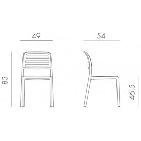Пластиковый стул 003/4024510000