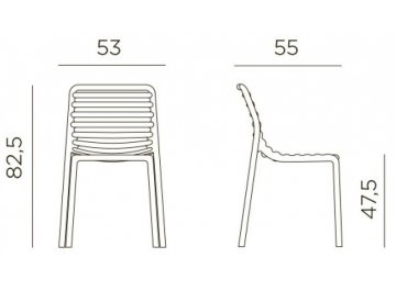 Пластиковый стул 003/4025521000