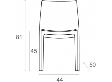 Пластиковый стул 234/025-6076