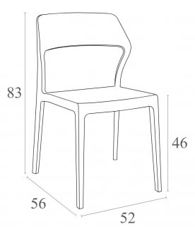 Пластиковый стул 234/092-4409