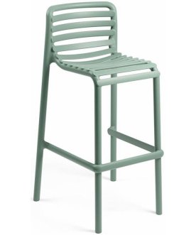 Стул пластиковый барный Doga Stool мятный