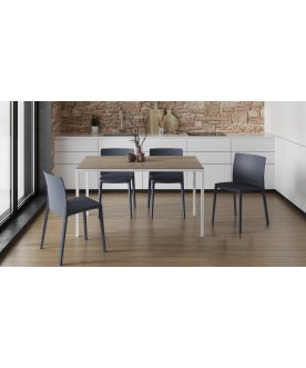 Стул пластиковый Evo-S антрацит