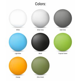 Стул пластиковый Maya серебристый / серебристый