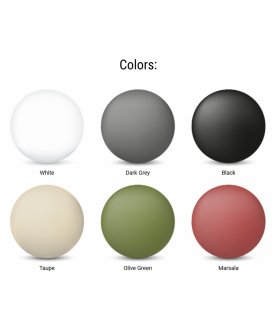 Стул пластиковый полубарный Portofino бежевый