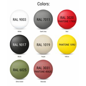 Стул пластиковый Snow темно-серый / темно-серый