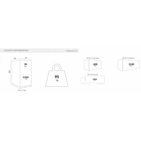 Стул пластиковый Soho темно-серый / темно-серый