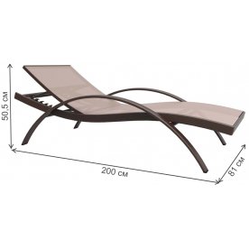 Шезлонг 39AR-L254