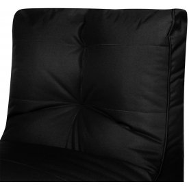 Шезлонг черный