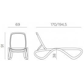 Шезлонг 003/4041700124