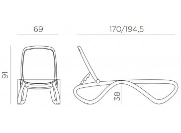 Шезлонг 003/4041700124