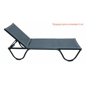 Шезлонг-лежак металлический Ankara антрацит
