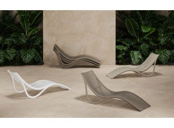 Лежак пластиковый Ibiza Basic тортора