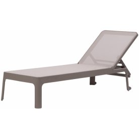 Шезлонг-лежак пластиковый Plano тортора