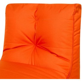 Шезлонг оранжевый