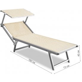 Шезлонг Sun bed