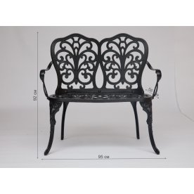 Металлическая скамья Symphonie/Симфония