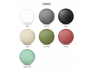 Стол пластиковый складной Helen Folding Table Ø60 опаловый зеленый