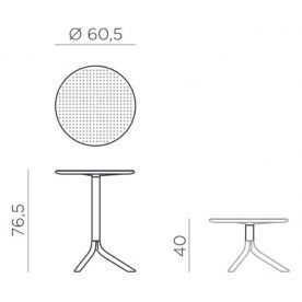 Пластиковый стол Step + Step Mini