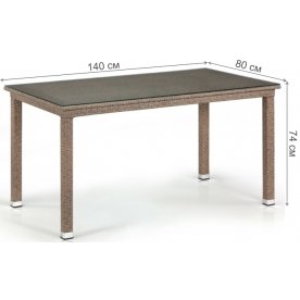 Стол T256B-W56-140x80