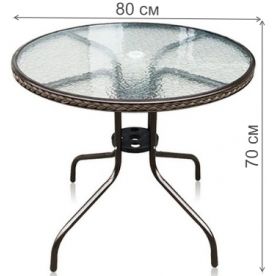 Стол Николь-1 TLH-080RR-D80 R-05