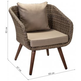 Кресло из ротанга Куба