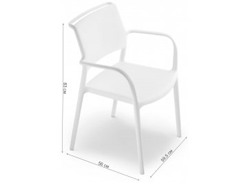 Пластиковое кресло Ara