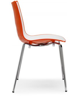Пластиковый стул Zebra Bicolore 4 legs