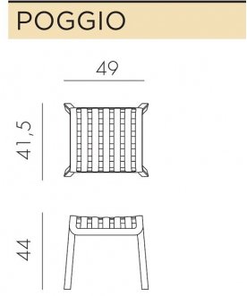 Табурет Poggio