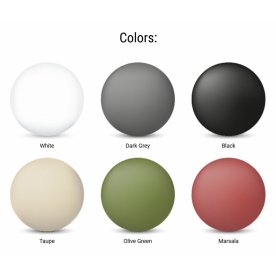 Табурет пластиковый полубарный Tom Bar 65 бежевый