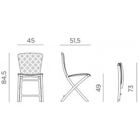 Складной стул Zac