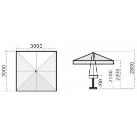Зонт 091/3030PASA1S