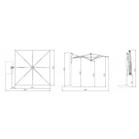 Зонт 091/C3030ASCA1N