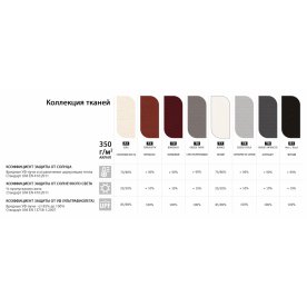 Зонт профессиональный 2.9х2.9 м Astro Timber имитация ироко / слоновая кость