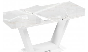 Керамический стол Иматра 140(180)х80х76 carla larkin / белый