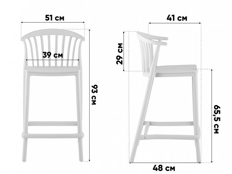 Полубарный стул Ориво зеленый