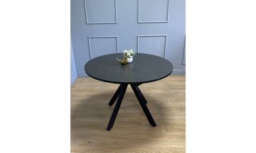 Керамический стол AR1000 темно-серый / черный