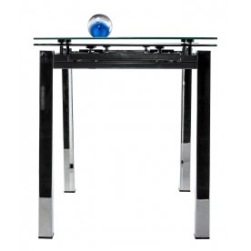 Стол раскладной Kvadro 80 черный - Уцененный экземпляр