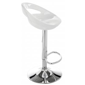 Барный стул Alfa белый - Уцененный экземпляр