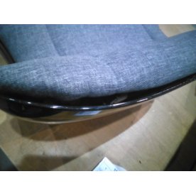 Барный стул Domus черный / серый - Уцененный экземпляр