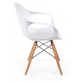 Кресло Hames Light белый / деревянный каркас