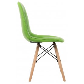 Деревянный стул Kvadro green - Уцененный экземпляр