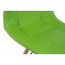 Деревянный стул Kvadro green - Уцененный экземпляр