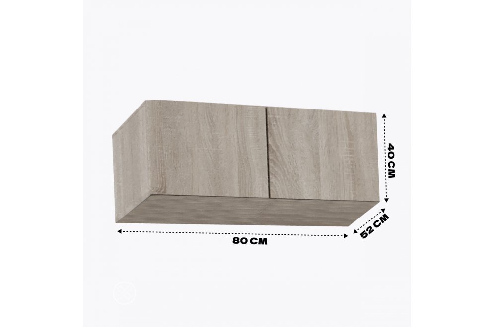 Шкаф навесной Бостон 80 сонома ЛДСП