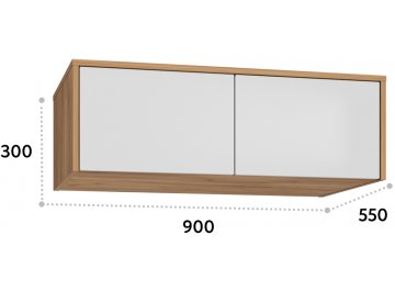 Шкаф навесной Оптима