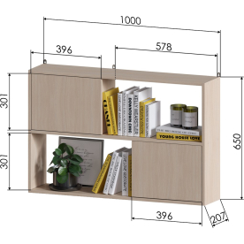 Шкаф навесной ПД-1