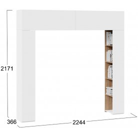 Шкаф навесной Порто СМ-393.21.022