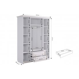 Распашные шкафы SMB-18
