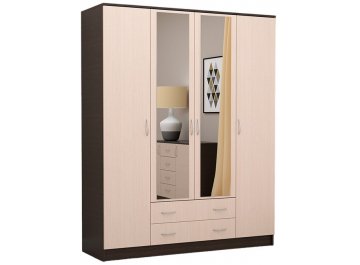 Шкаф четырехдверный Кэт - 7