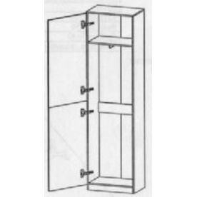 Шкаф для одежды Лакки Лк-9 2 штуки