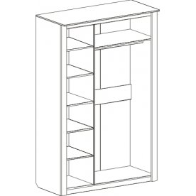 Шкаф трехдверный Элана